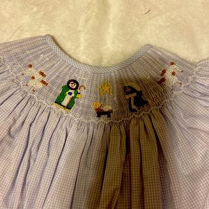 Christmas Smocking Outfit